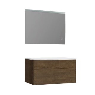 StoneArt Set Venice VE-1010pro Eiche dunkel 100x52 rechts