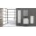 StoneArt Set Venice VE-0600pro-3 Eiche dunkel 60x52