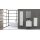 StoneArt Set Venice VE-0600pro-2 dunkelgrau 60x52