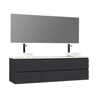 StoneArt Set Monte Carlo MC-1800pro-4 dunkelgrau 180x52