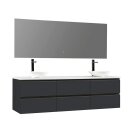 StoneArt Set Monte Carlo MC-1800pro-4 dunkelgrau 180x52