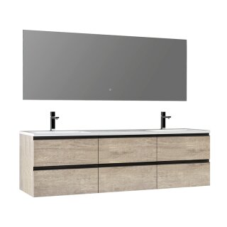 StoneArt Set Monte Carlo MC-1800 eiche hell 180x52