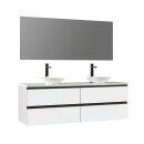 StoneArt Set Monte Carlo MC-1600pro-4 weiß 160x52