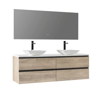 StoneArt Set Monte Carlo MC-1600pro-2 eiche hell 160x52