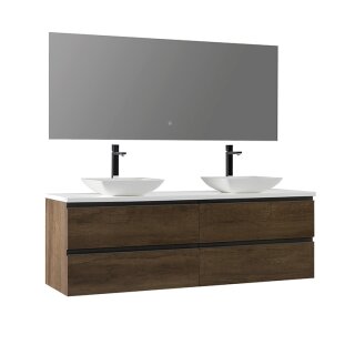 StoneArt Set Monte Carlo MC-1600pro-2 eiche dunkel 160x52