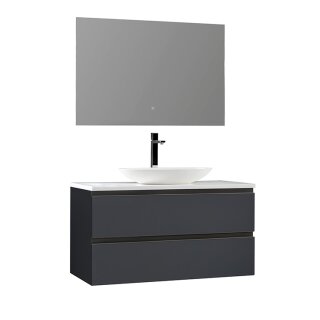 StoneArt Set Monte Carlo MC-1000pro-3 dunkelgrau 100x52