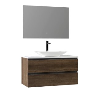 StoneArt Set Monte Carlo MC-1000pro-1 eiche dunkel 100x52