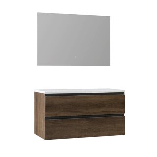 StoneArt Set Monte Carlo MC-1000pro eiche dunkel 100x52