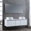 StoneArt Set Milano ME-1600pro-6 weiß 160x45