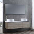 StoneArt Set Milano ME-1600pro-6 Eiche hell 160x45