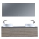 StoneArt Set Milano ME-1600pro-6 Eiche hell 160x45
