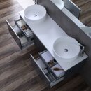 StoneArt Set Milano ME-1600pro-6 Eiche hell 160x45