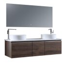 StoneArt Set Milano ME-1600pro-6 Eiche dunkel 160x45