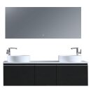 StoneArt Set Milano ME-1600pro-6 dunkelgrau 160x45