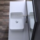 StoneArt Set Milano ME-1600pro-5 weiß 160x45