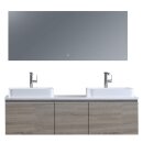 StoneArt Set Milano ME-1600pro-5 Eiche hell 160x45