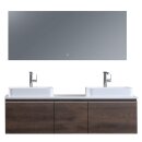 StoneArt Set Milano ME-1600pro-5 Eiche dunkel 160x45