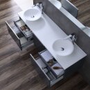 StoneArt Set Milano ME-1600pro-4 weiß 160x45