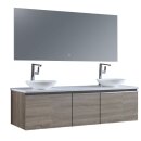 StoneArt Set Milano ME-1600pro-4 Eiche hell 160x45