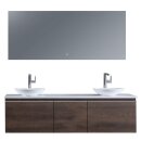 StoneArt Set Milano ME-1600pro-4 Eiche dunkel 160x45