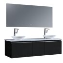 StoneArt Set Milano ME-1600pro-4 dunkelgrau 160x45
