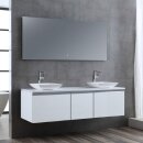 StoneArt Set Milano ME-1600pro-2 weiß 160x45