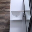 StoneArt Set Milano ME-1600pro-2 weiß 160x45