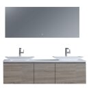 StoneArt Set Milano ME-1600pro-1 Eiche hell 160x45