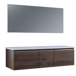 StoneArt Set Milano ME-1600pro Eiche dunkel 160x45