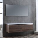 StoneArt Set Milano ME-1600pro Eiche dunkel 160x45