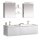 StoneArt Set Milano ME-1600-1 weiß 160x45