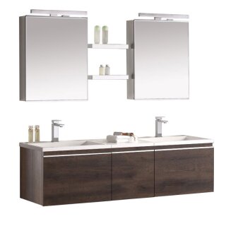 StoneArt Set Milano ME-1600-1 Eiche dunkel 160x45