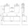 StoneArt Set Milano ME-1600-1 dunkelgrau 160x45