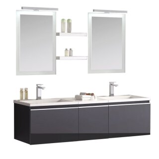 StoneArt Set Milano ME-1600 dunkelgrau 160x45