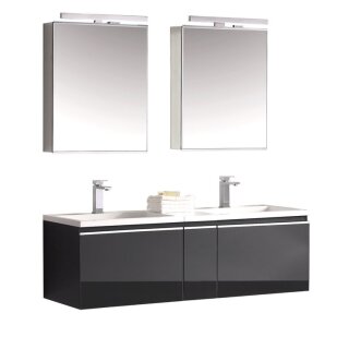 StoneArt Set Milano ME-1400-1 dunkelgrau 140x45