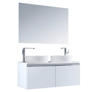 StoneArt Set Milano ME-1200pro-6 weiß 120x45