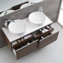 StoneArt Set Milano ME-1200pro-6 weiß 120x45