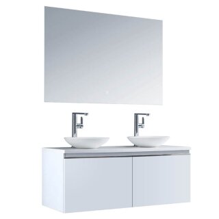 StoneArt Set Milano ME-1200pro-4 weiß 120x45