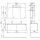 StoneArt Set Milano ME-1200-1 dunkelgrau 120x45