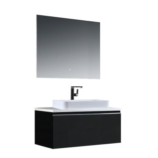 StoneArt Set Milano ME-1000pro-5 dunkelgrau 100x45
