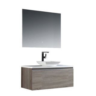 StoneArt Set Milano ME-1000pro-2 Eiche hell 100x45