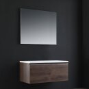 StoneArt Set Milano ME-1000pro Eiche dunkel 100x45