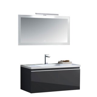 StoneArt Set Milano ME-1000 dunkelgrau 100x45