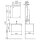 StoneArt Set Milano ME-0600-1 Eiche hell 60x45