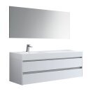 StoneArt Set Mailand ML-1600 weiß matt 160x48 links