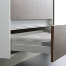 StoneArt Set Mailand ML-1600 weiß glänzend 160x48 links