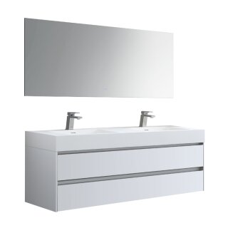 StoneArt Set Mailand ML-1600 weiß glänzend 160x48