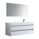 StoneArt Set Mailand ML-1400 weiß matt 140x48 rechts