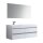 StoneArt Set Mailand ML-1400 weiß matt 140x48 links