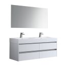StoneArt Set Mailand ML-1400 weiß glänzend 140x48